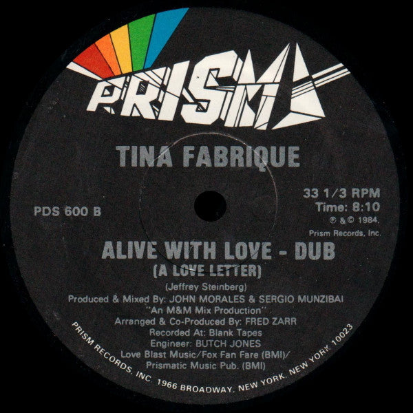 Tina Fabrique - Alive With Love (A Love Letter)