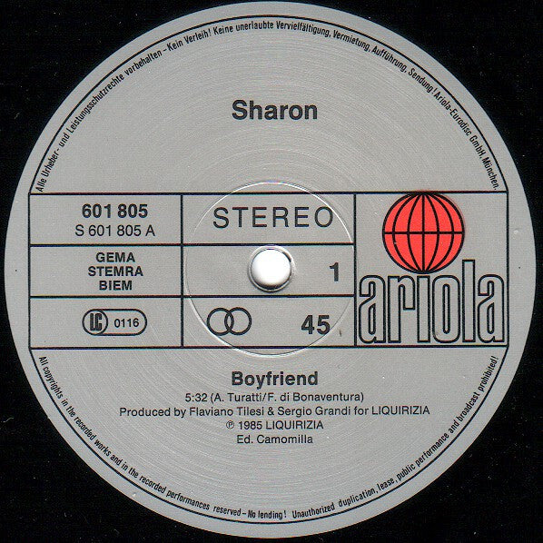 Sharon (2) - Boyfriend