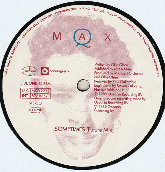 Max Q - Sometimes (Future Mix)