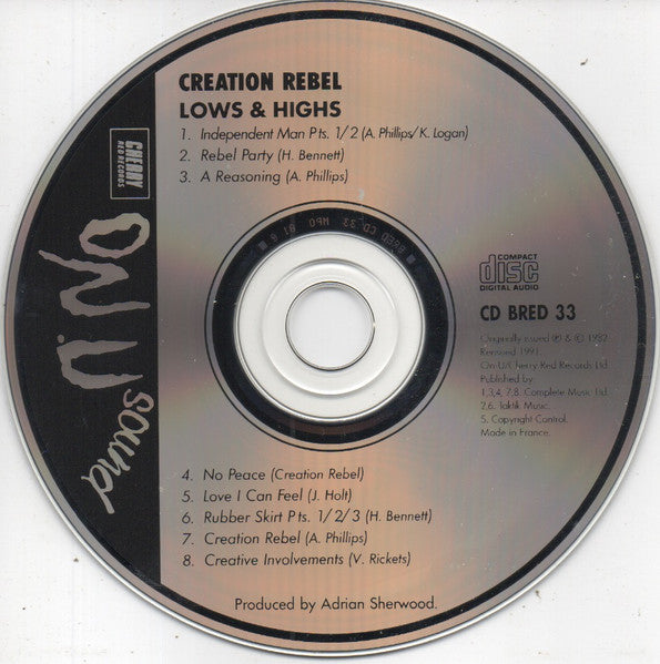 Creation Rebel - Lows & Highs