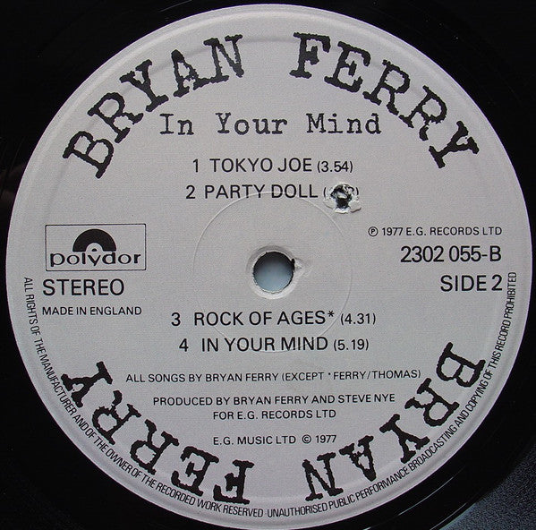 Bryan Ferry - In Your Mind