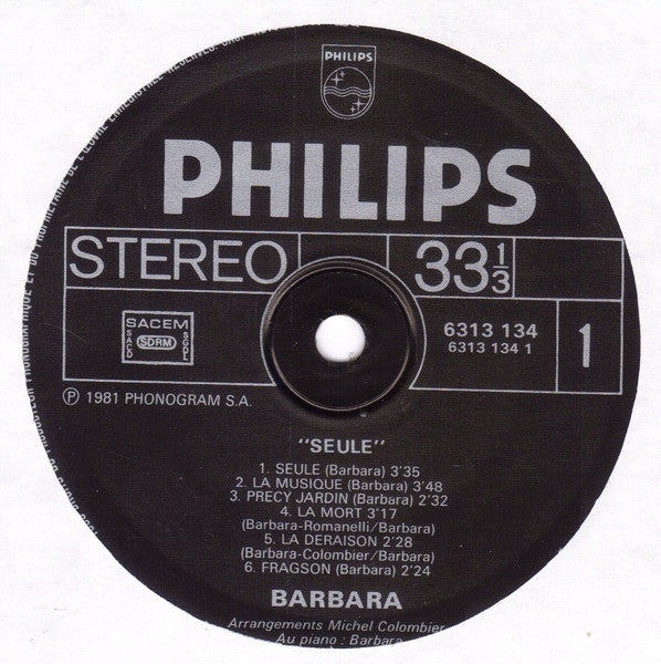 Barbara (5) - Seule