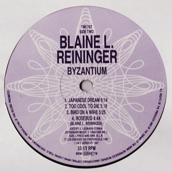 Blaine L. Reininger - Byzantium