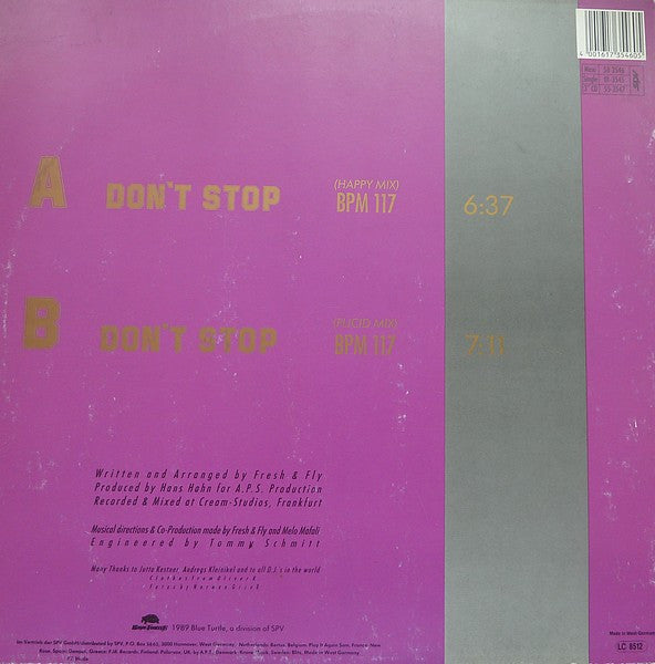 Fresh And Fly - Don't Stop