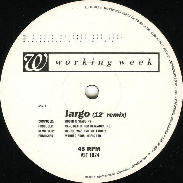 Working Week - Largo
