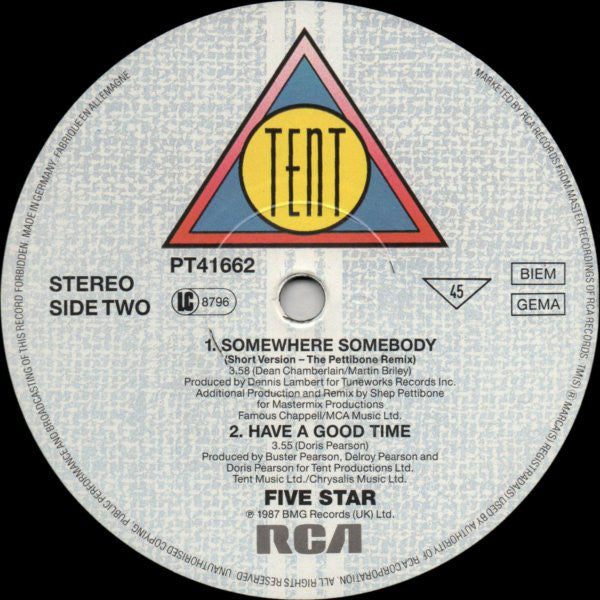 Five Star - Somewhere Somebody (The Pettibone Remix)