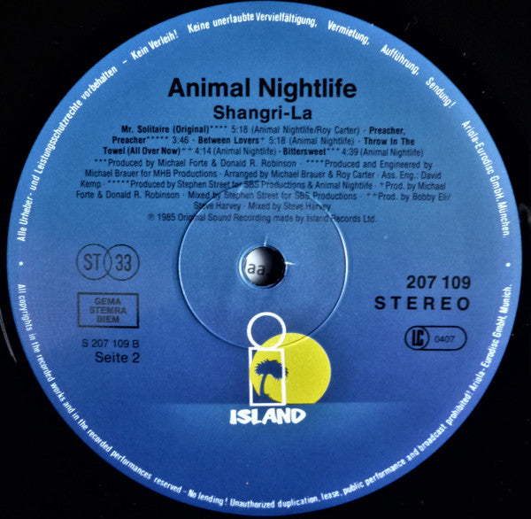 Animal Nightlife - Shangri-La