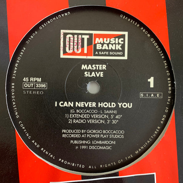 Master Slave - I Can Never Hold You