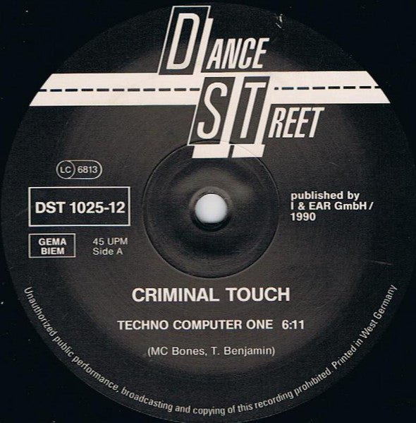 Criminal Touch - Techno Computer 1