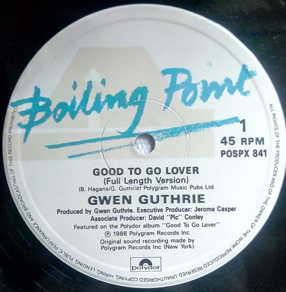 Gwen Guthrie - Good To Go Lover