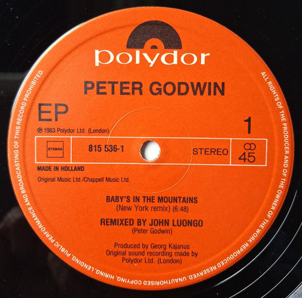 Peter Godwin - Baby's In The Mountains (New York Remix)