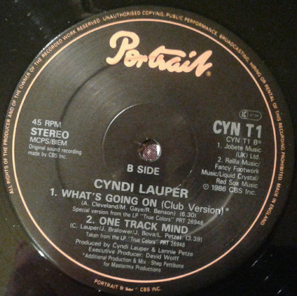 Cyndi Lauper - What's Going On