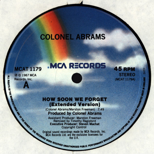 Colonel Abrams - How Soon We Forget