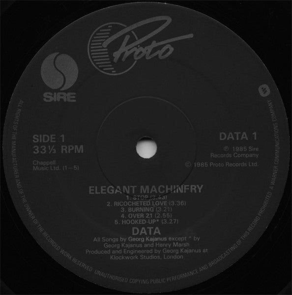 Data (2) - Elegant Machinery