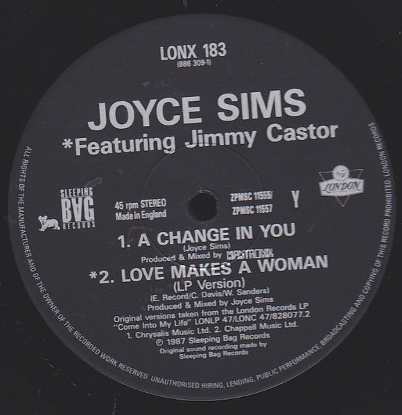 Joyce Sims - Love Makes A Woman