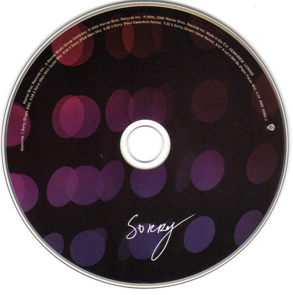 Madonna - Sorry
