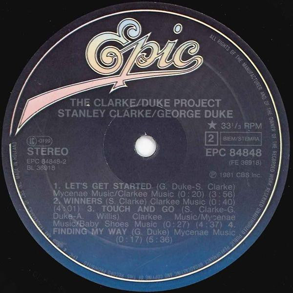 Stanley Clarke/George Duke - The Clarke / Duke Project