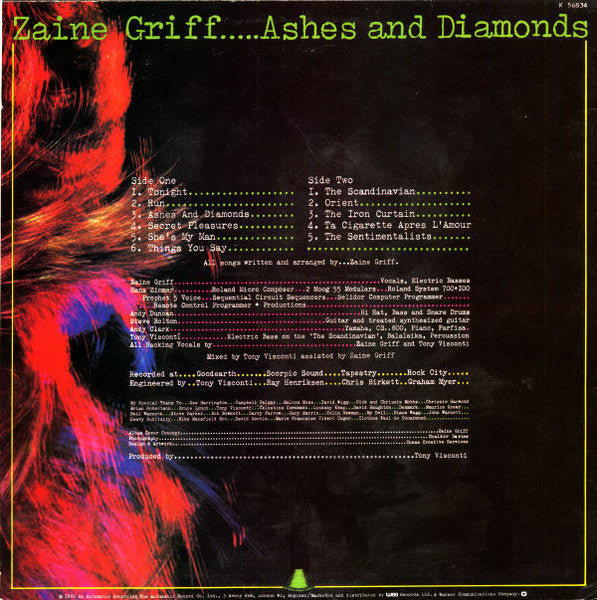 Zaine Griff - Ashes And Diamonds