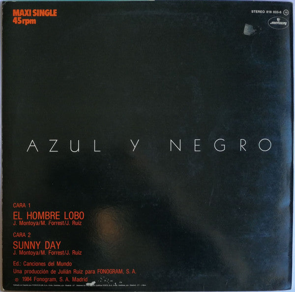 Azul Y Negro - El Hombre Lobo