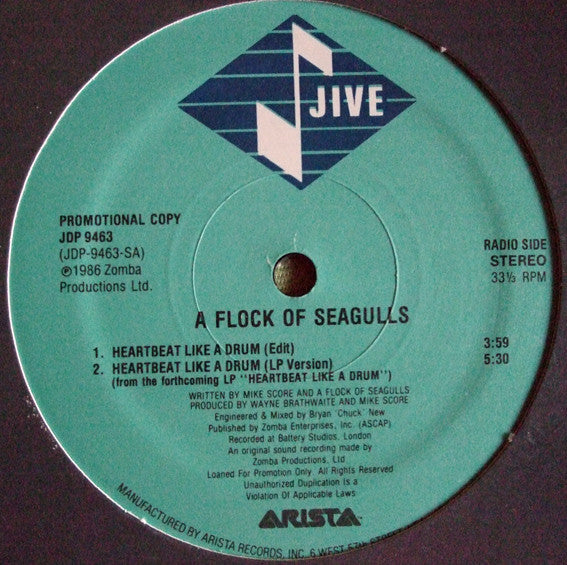 A Flock Of Seagulls - Heartbeat Like A Drum
