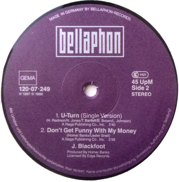 J. Blackfoot - U-Turn