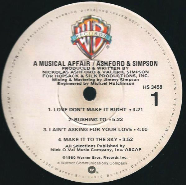 Ashford & Simpson - A Musical Affair
