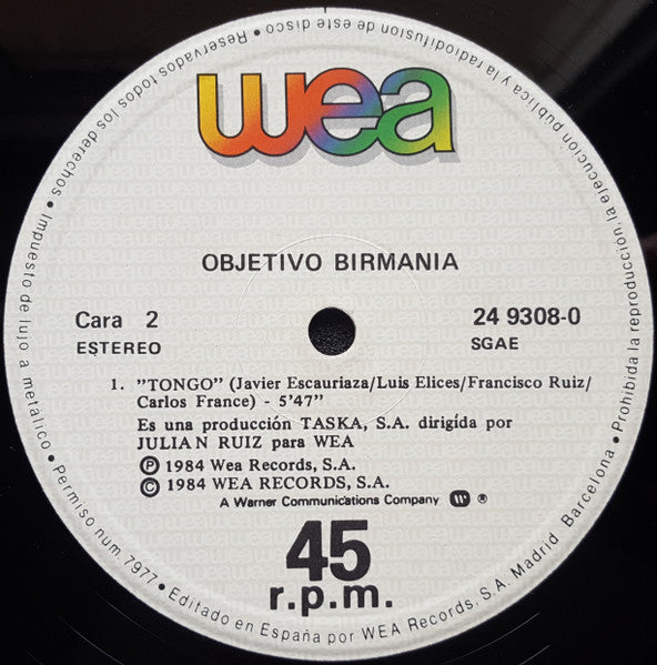 Objetivo Birmania - Desidia