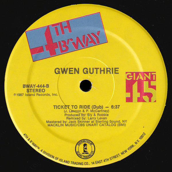Gwen Guthrie - Ticket To Ride