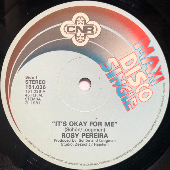 Rosy Pereira - It's Okay For Me