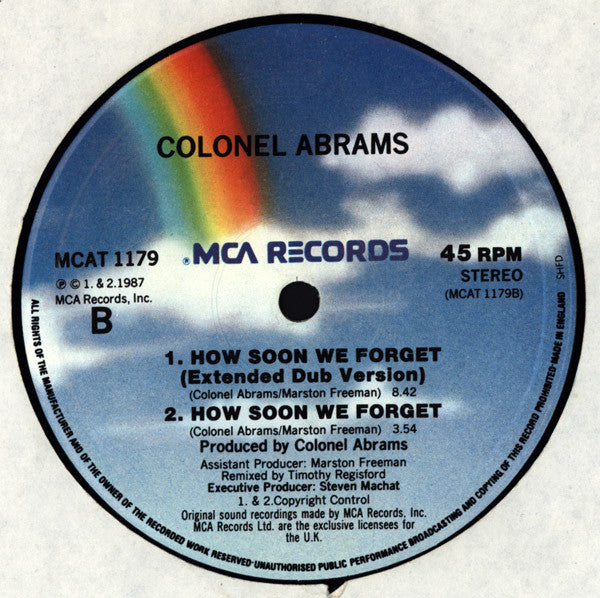 Colonel Abrams - How Soon We Forget