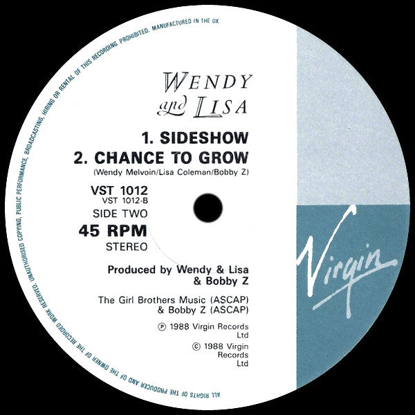 Wendy & Lisa - Sideshow