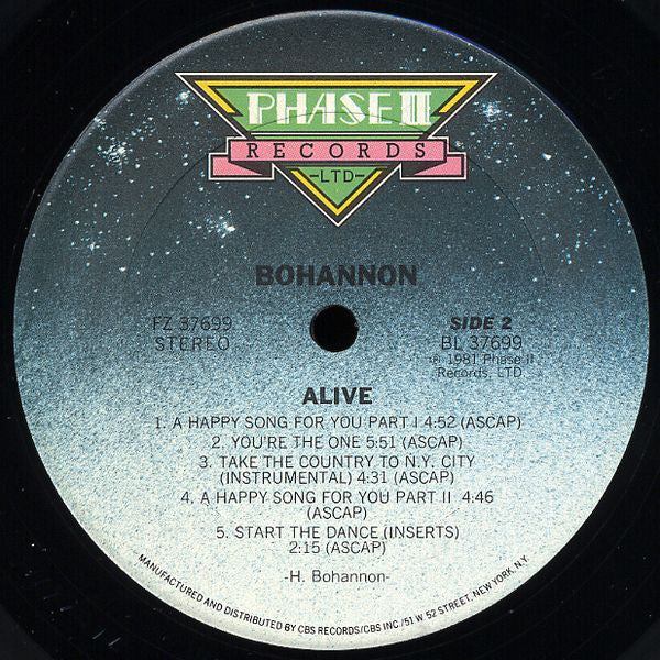 Hamilton Bohannon - Alive
