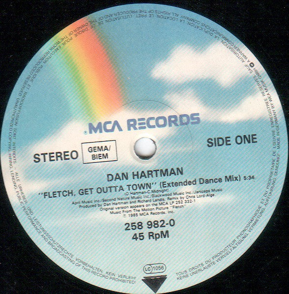 Dan Hartman - Get Outta Town