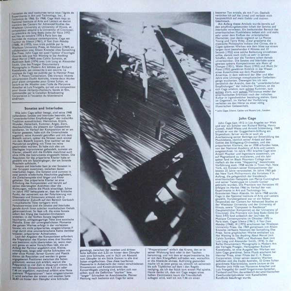 John Cage - Mr. John Cage's Prepared Piano