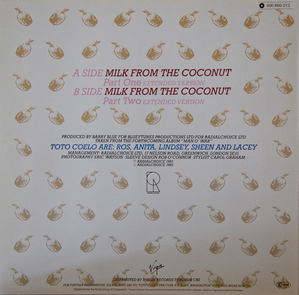 Toto Coelo - Milk From The Coconut (Extended Dance Mix)