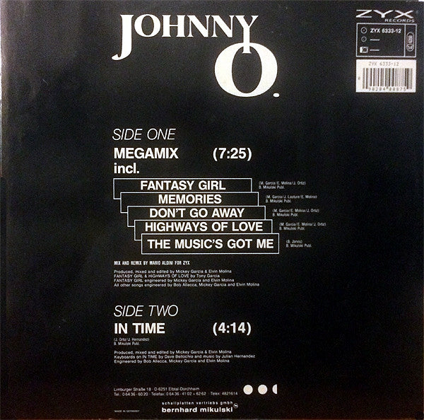 Johnny O - Megamix