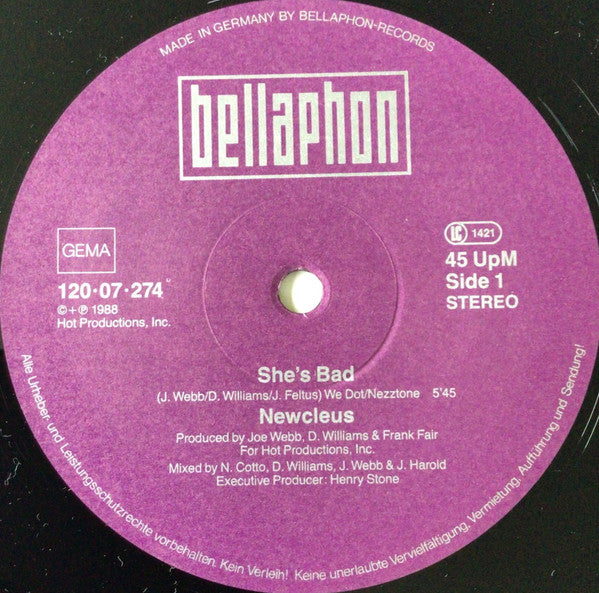 Newcleus - She's Bad
