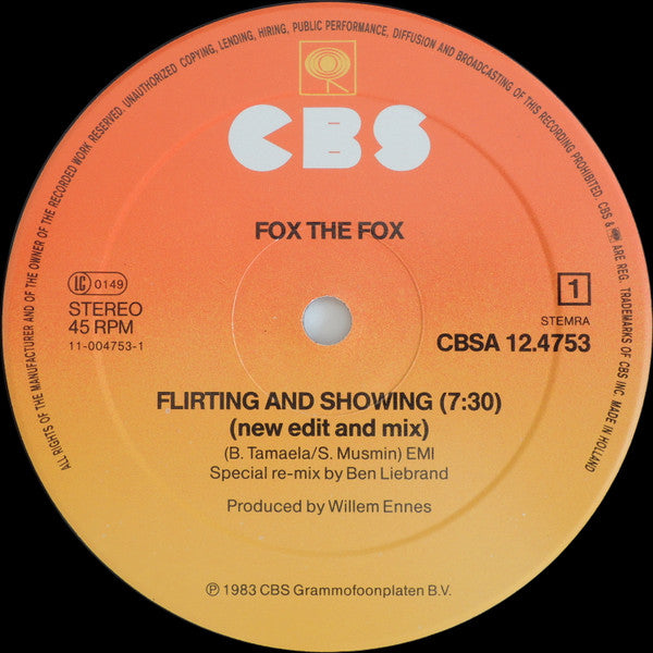 Fox The Fox - Flirting And Showing (New Edit And Mix)