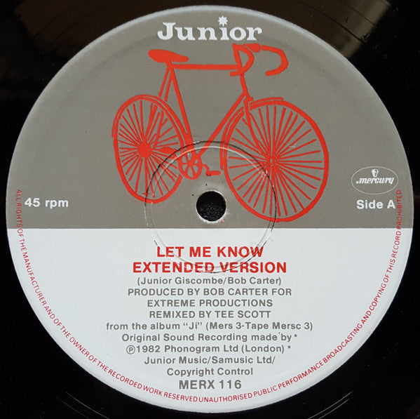 Junior (2) - Let Me Know / I Can't Help It (American Remix)