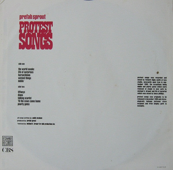 Prefab Sprout - Protest Songs