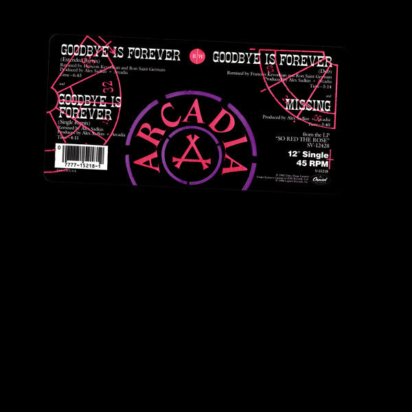 Arcadia (3) - Goodbye Is Forever