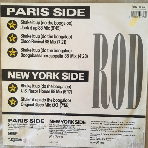 Rod - Shake It Up (Do The Boogaloo)