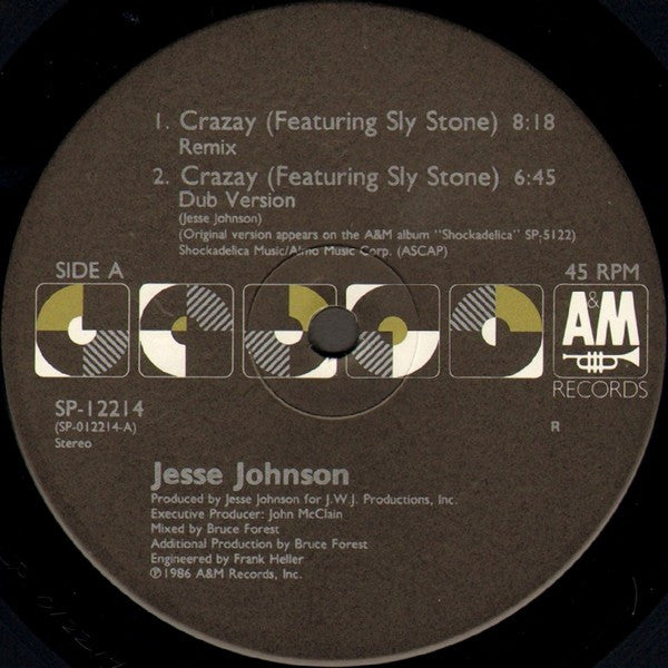 Jesse Johnson Featuring Sly Stone - Crazay (Remix)