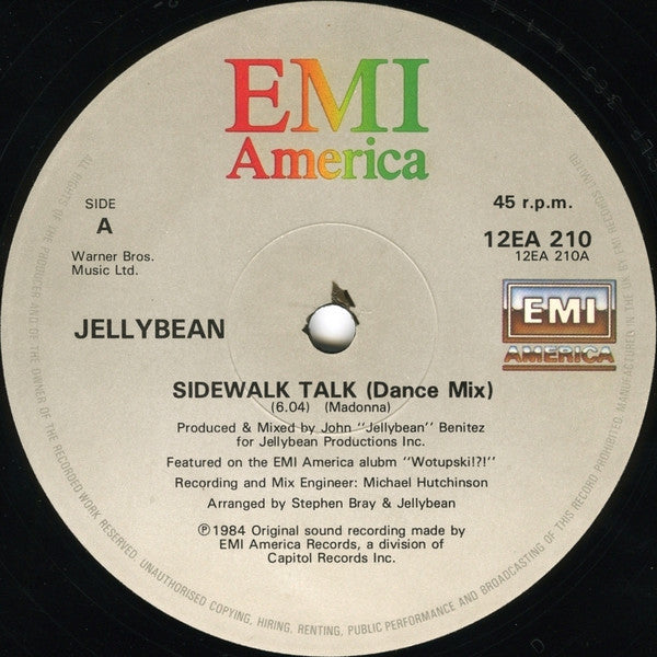 John "Jellybean" Benitez - Sidewalk Talk