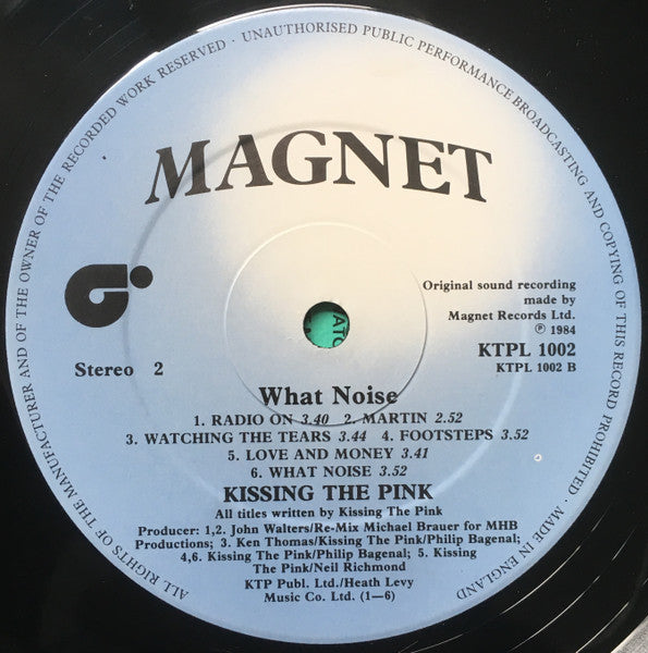 Kissing The Pink - What Noise