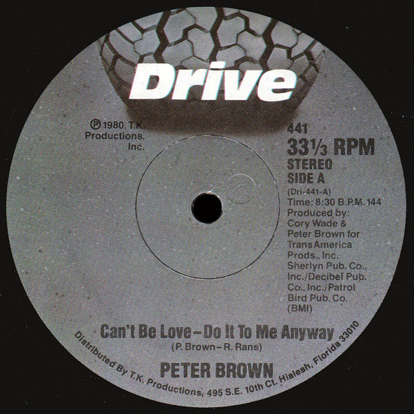 Peter Brown (2) - Can't Be Love - Do It To Me Anyway