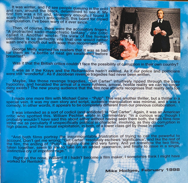 Roy Budd - Get Carter - An Original Soundtrack Recording