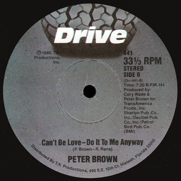 Peter Brown (2) - Can't Be Love - Do It To Me Anyway