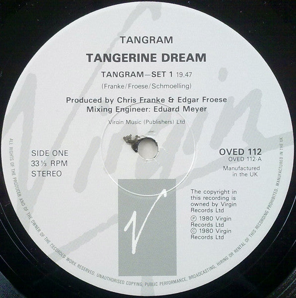 Tangerine Dream - Tangram