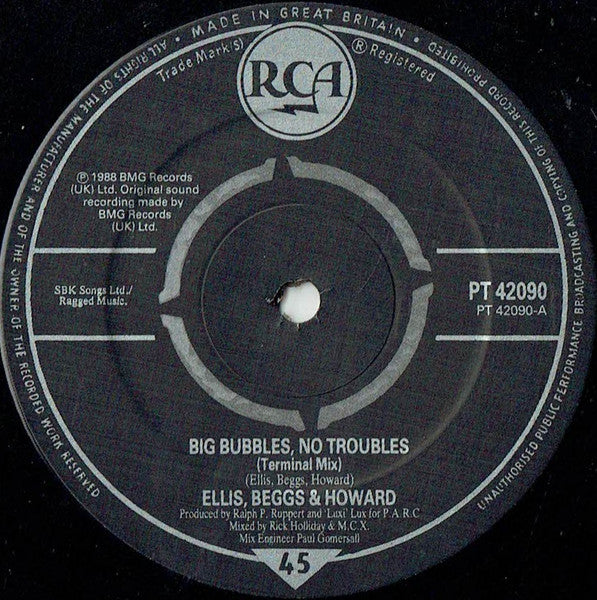 Ellis, Beggs & Howard - Big Bubbles, No Troubles